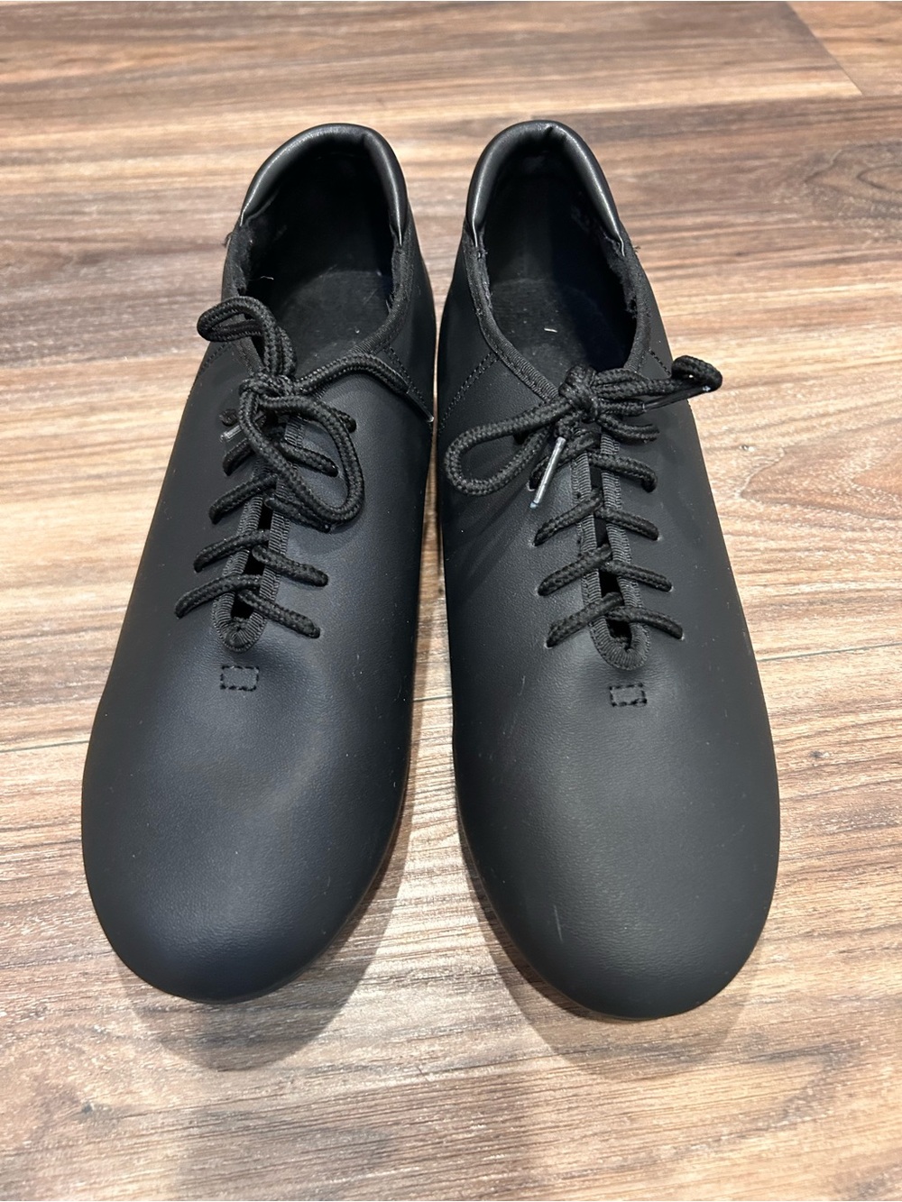 Women's Black Tap Dance Lace-Up Shoes